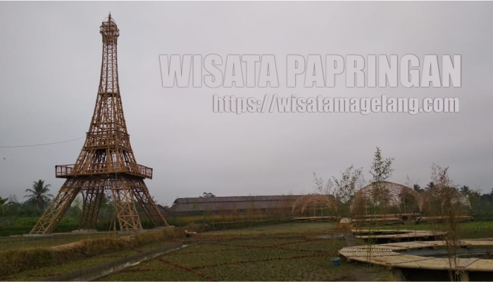 MENARA EIFFEL NYA WONG MAGELANG, YA DI TAMAN WISATA PAPRINGAN